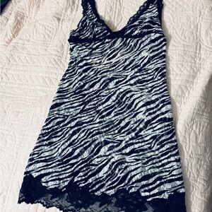 VS Very Sexy Zebra print lingerie NWOT size small